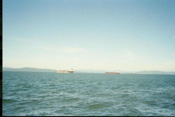 Boats on the Columbia River.