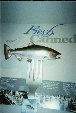 Fish canning exhibit.