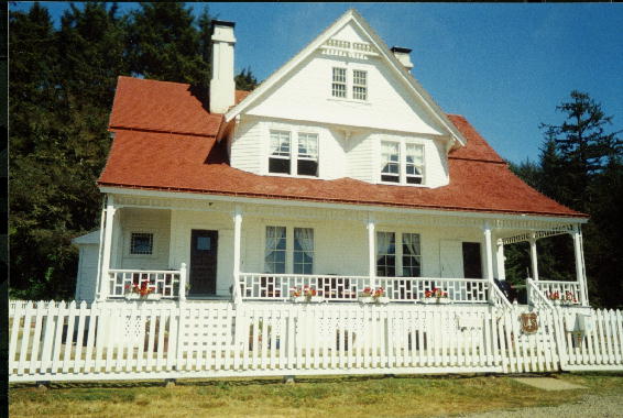 The lighthouse keeper's house.