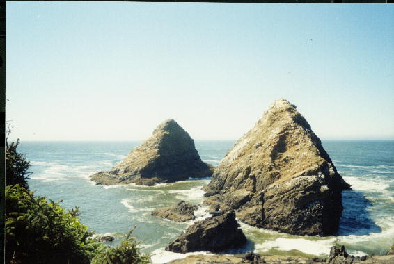 The big rocks.