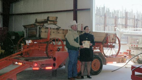 Tuscon Electic Company donates a cart to the museum.