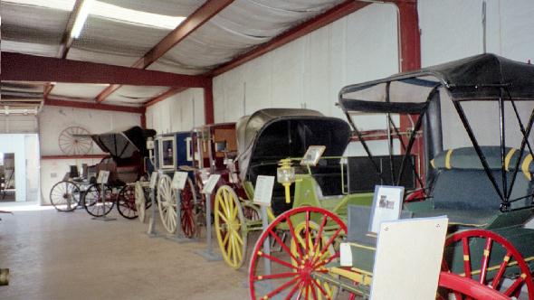 Overview of the carriage room.