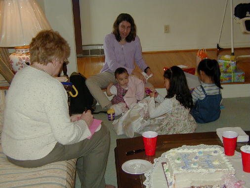 I can get into opening presents.
