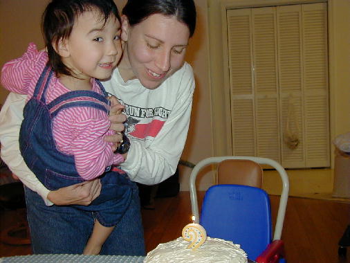 Blow out the candle.