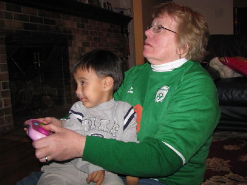 Grammie and Michael's turn.