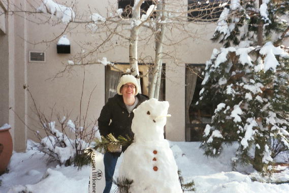 Mary makes a friend in Flagstaff.