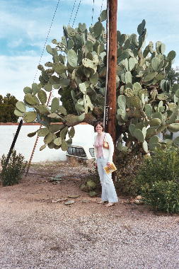 Mary's first cactus picture