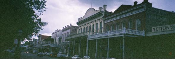 A street in Sacramento.