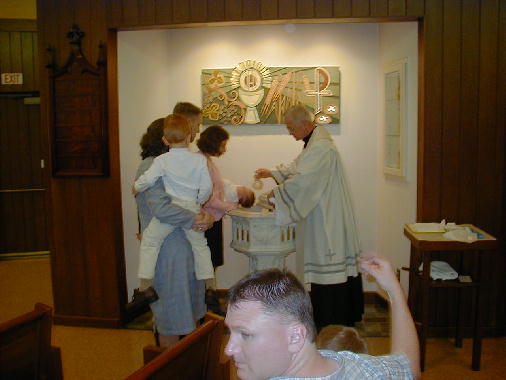 The baptism.