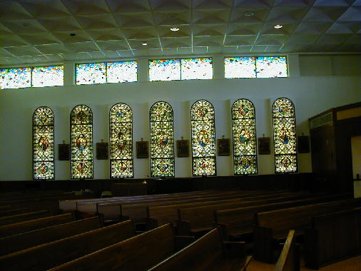 The windows brought in from Locust Gap.