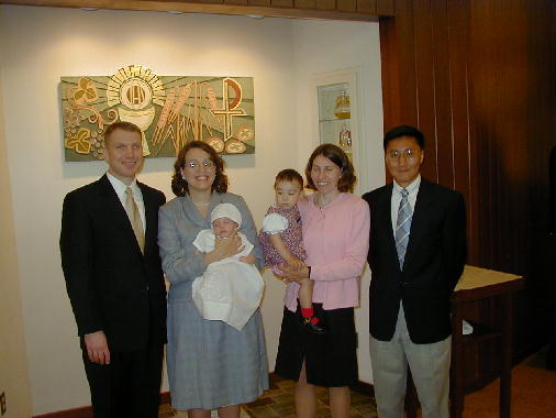 The parents and godparents.